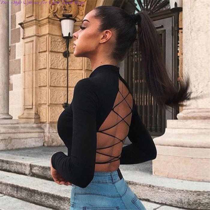 Five Style Options for Open Back Tops